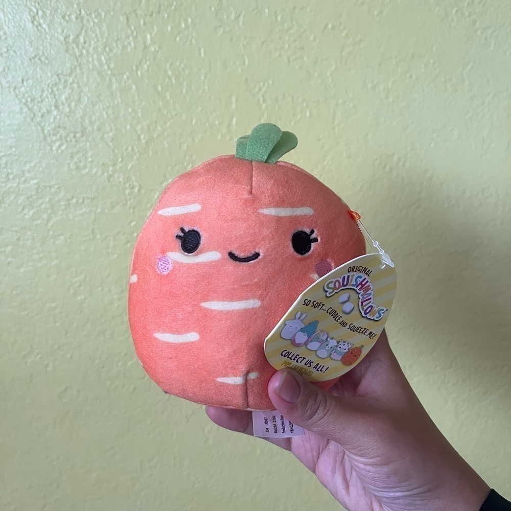 Carolina the carrot 5 inch squishmallow